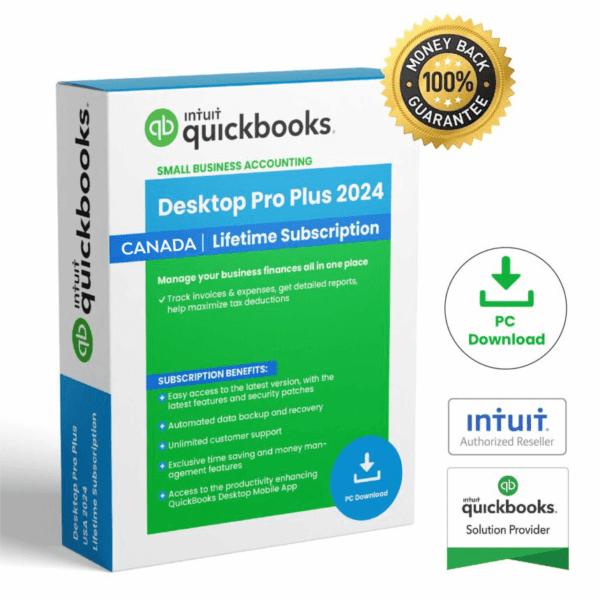 Quickbooks Desktop Pro Plus 2024 | Canadian Version |
