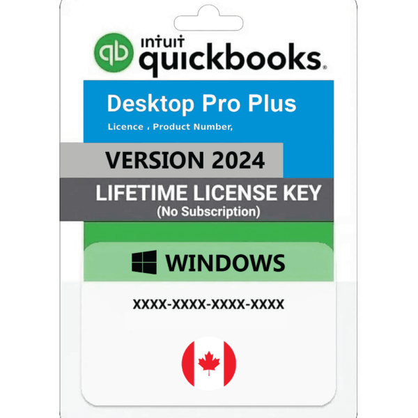 Quickbooks Desktop Pro Plus 2024 | Canadian Version |
